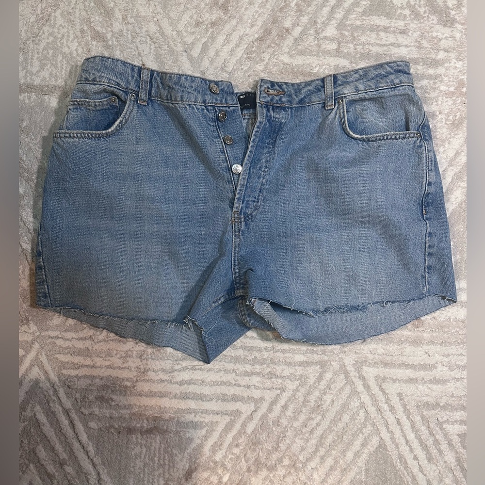 ASOS Plus Size Blue Denim Cut-off Shorts👖